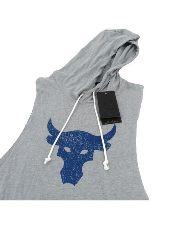 Under Armour Other - Under Armour UA Project Rock Sleeveless Hoodie Mens Size Small NEW
